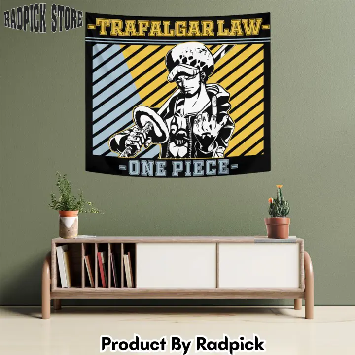 Trafalgar law tapestry custom anime home room wall decor  rp5946964